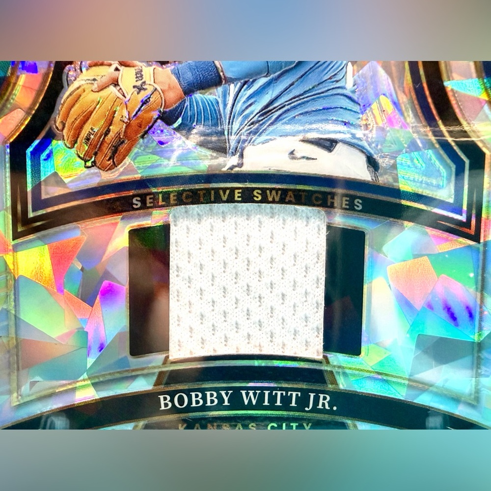 Select Selective Swatchesđ„Bobby Witt Jr.đ„Cracked Ice Prizmđ„ #SS-BW đ€© - Picture 6 of 6